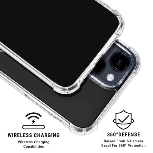 NHL Utah Mammoth Alternate Black iPhone 14 Clear Case